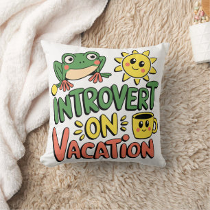Introvert Sunshine Break Cushion