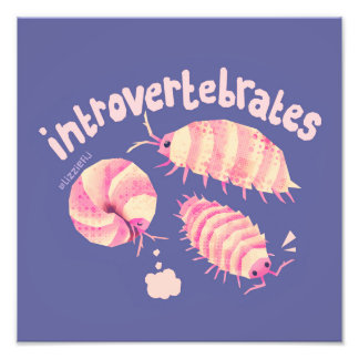 Introvertebrates isopods - medium art print