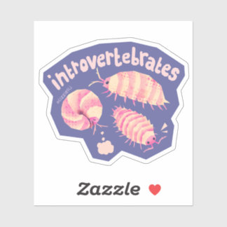 Introvertebrates isopods - small sticker 
