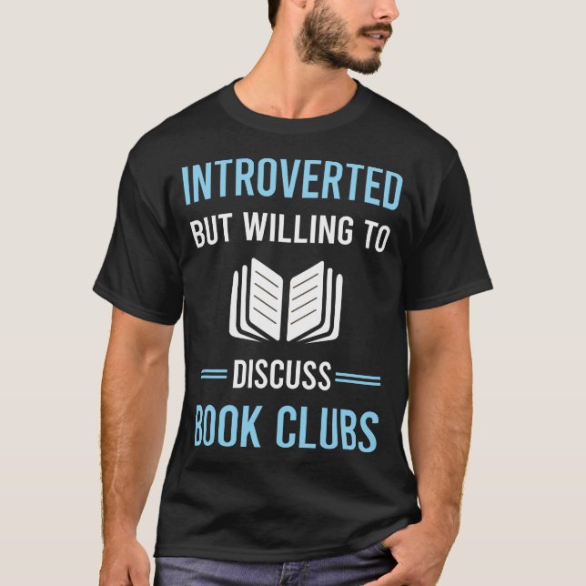 Introverted Book Club T-Shirt (Front)
