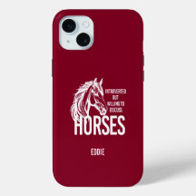Introverted but willing to discuss horses funny