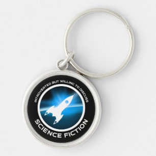 Introverted But Willing To Discuss Science Fiction Key Ring