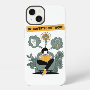 Introverted but Woke Activist iphone case