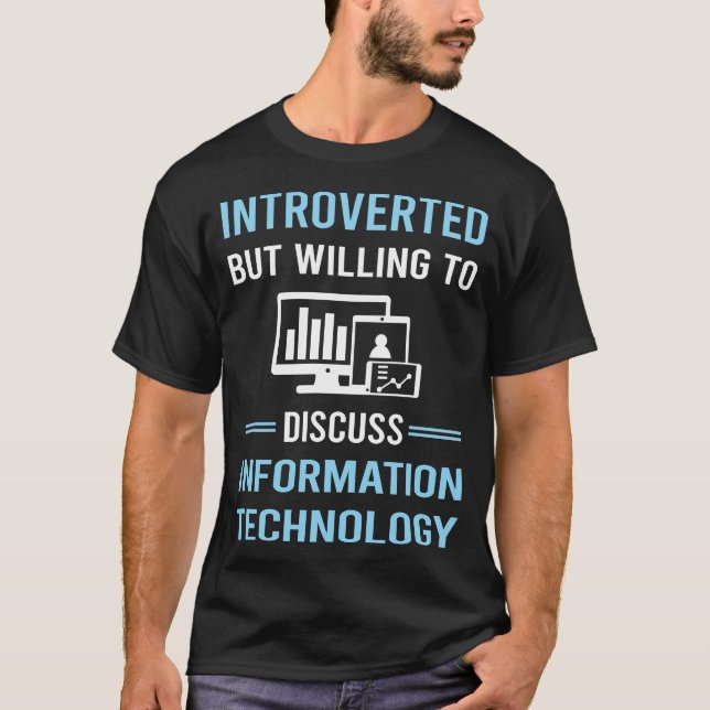 Introverted Information Technology T-Shirt (Front)