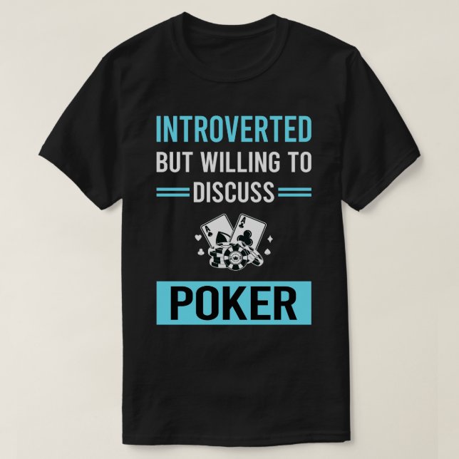 Introverted Poker T-Shirt (Design Front)