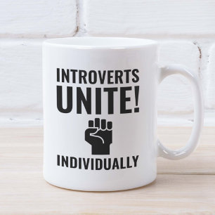 Introverts Unite Individually Coffee Mug