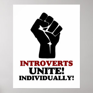Introverts Unite Poster