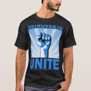 Introverts Unite Separately In Their Own Homes Ret T-Shirt