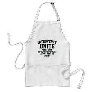 Introverts Unite Standard Apron
