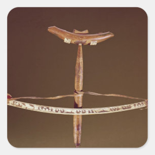 Inuit bow drill square sticker
