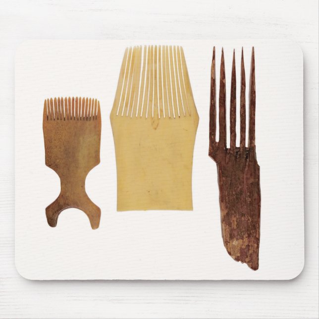 Inuit combs, from Northwest American coast Mouse Pad (Front)