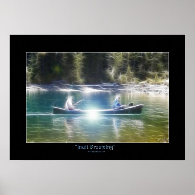 Inuit Dreaming Native American Art Theme Poster (Front)
