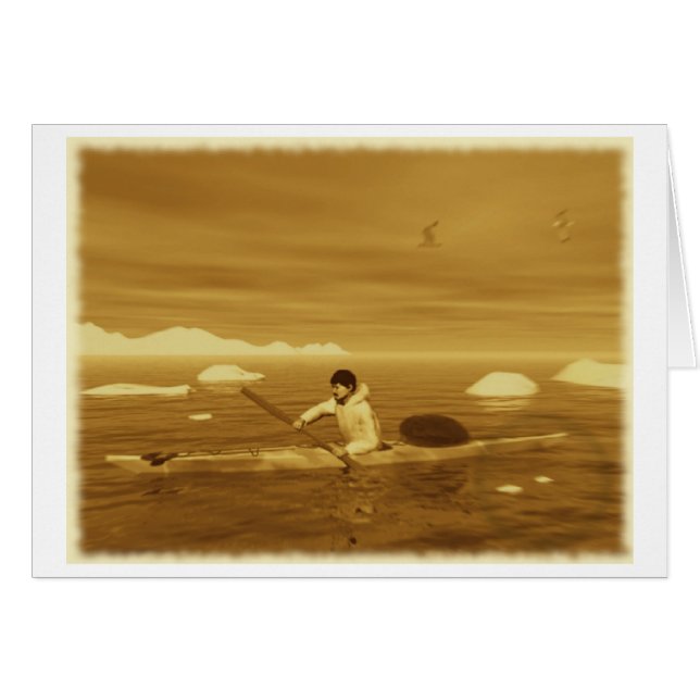 Inuit Kayak (Front Horizontal)