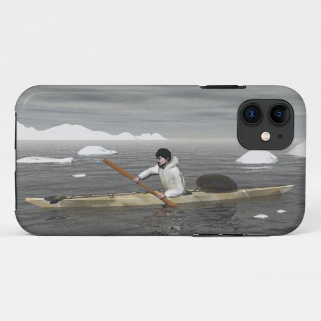 Inuit Kayak Case-Mate iPhone Case (Back (Horizontal))