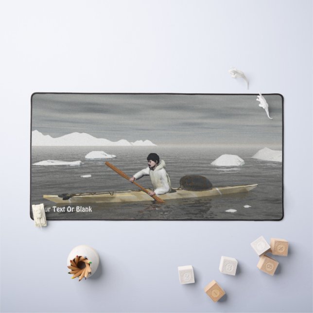 Inuit Kayak Desk Mat (Kids Table)