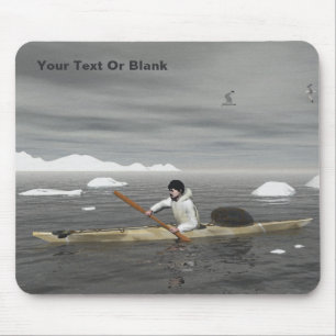 Inuit Kayak Mouse Pad