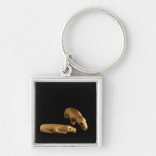 Inuit polar bears, 14th - 15th century key ring