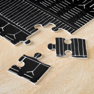 Inuit Tattoo - black Jigsaw Puzzle