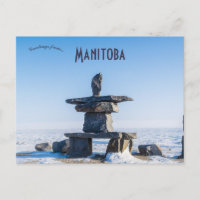 Inukshuk in Churchill Manitoba Canada