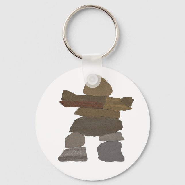 Inukshuk Key Ring (Front)