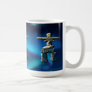 Inukshuk Native American Spirit Stones Coffee Mug