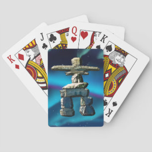 Inukshuk Native American Spirit Stones Playing Cards