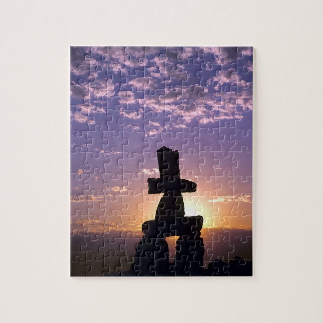 Inukshuk Northwest Territories, Canada Jigsaw Puzzle (Vertical)
