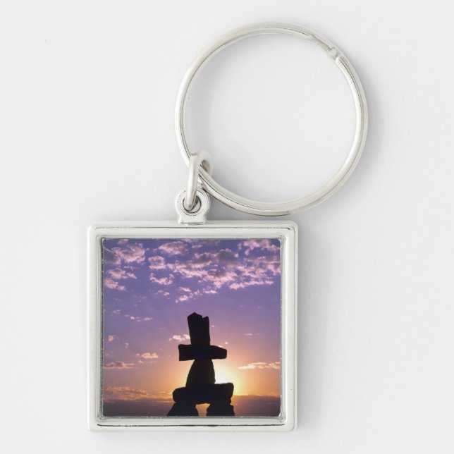 Inukshuk Northwest Territories, Canada Key Ring (Front)