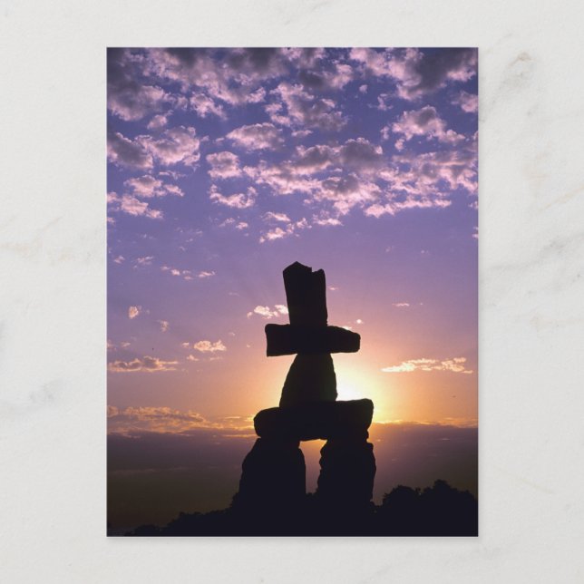 Inukshuk Northwest Territories, Canada Postcard (Front)