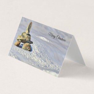 Inuksuk Merry Christmas-Text Beauty of the Season