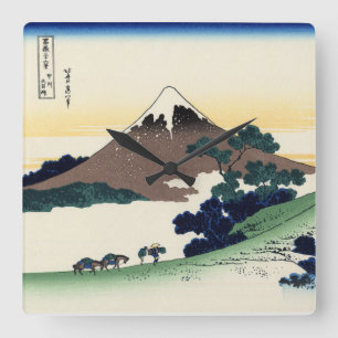 Inume Pass in the Kai Province Square Wall Clock