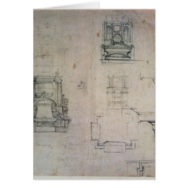 Inv. 1859 6-25-545. R.  Designs for tombs (Front)