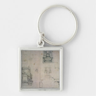 Inv. 1859 6-25-545. R.  Designs for tombs Key Ring