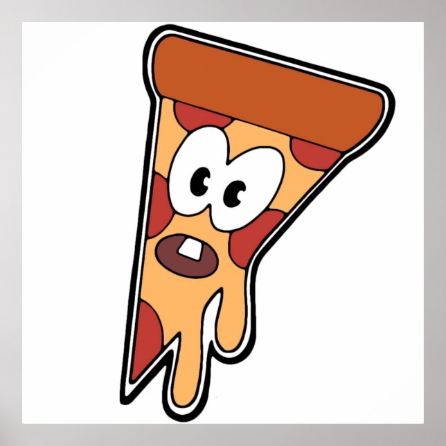 Invader Zim Pizza Decal Poster (Front)