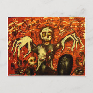 Invaders From The Grave Postcard