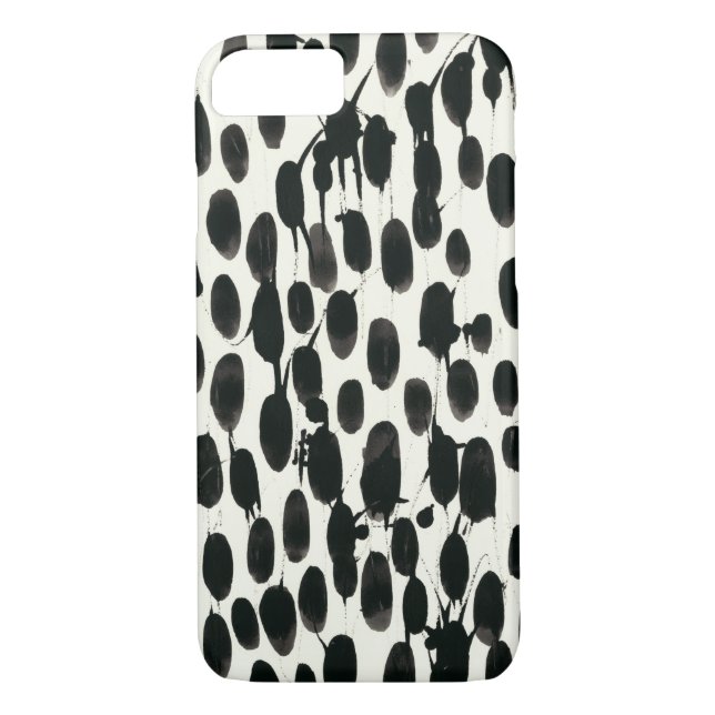 Invariable I | Black Watercolor Case-Mate iPhone Case (Back)