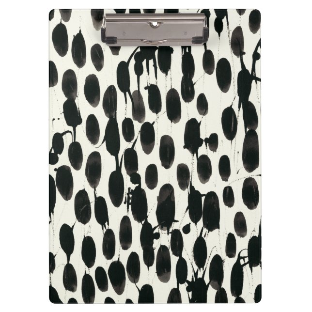 Invariable I | Black Watercolor Clipboard (Front)