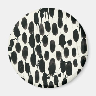 Invariable I Black Watercolor Magnet