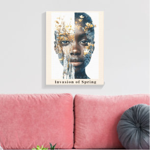 Invasion of Spring Canvas Print