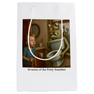 Invasion of the Potty Snatchers Medium Gift Bag