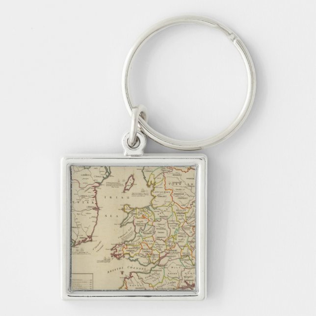 Invasions England, Ireland Key Ring (Front)