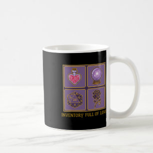 Inventory Full Of Love Cute Gamer Gaming Medieval  Coffee Mug