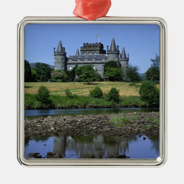 Inverary Castle, Strathclyde, Scotland Metal Ornament (Front)