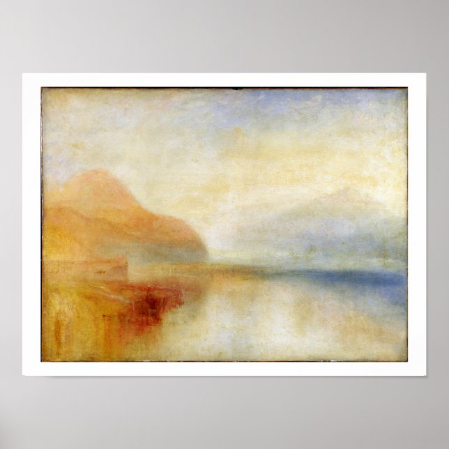 Inverary Pier, Loch Fyne, Morning, c.1840-50 (oil Poster (Front)