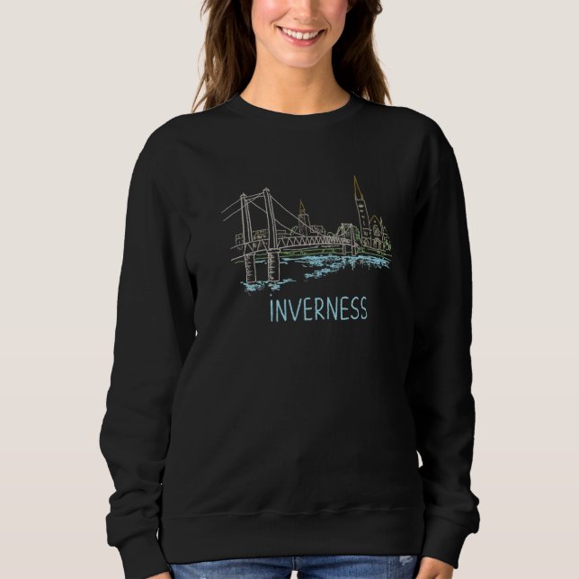 Inverness City Scotland UK souvenir  for men women Sweatshirt (Front)