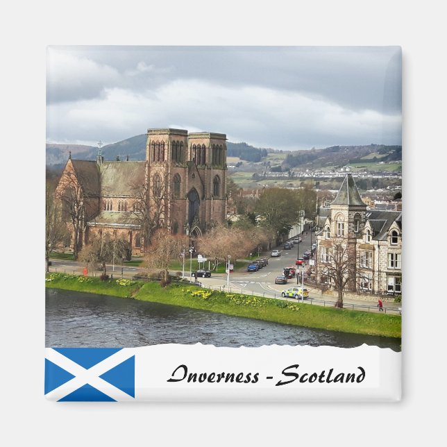 Inverness Magnet, Scottish Highlands, Scotland Magnet (Front)