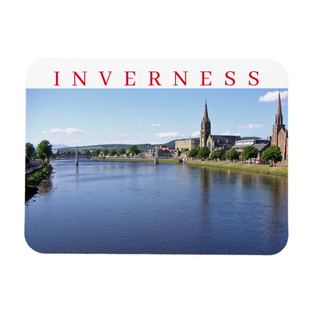 Inverness panoramic view fridge magnet (Horizontal)