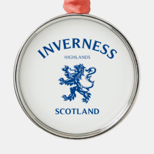 INVERNESS Scotland Metal Ornament