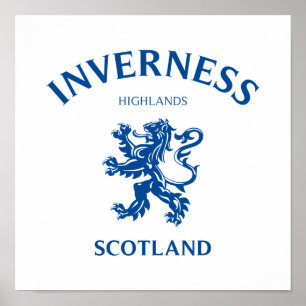 INVERNESS Scotland Poster