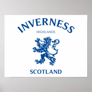 INVERNESS Scotland Poster